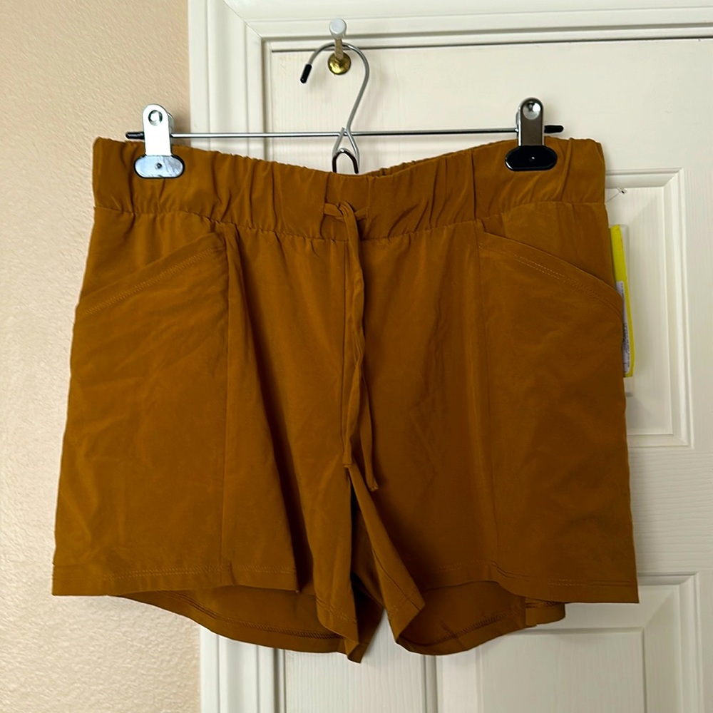 All In Motion - Women’s Butterscotch Athletic Shorts 🩳